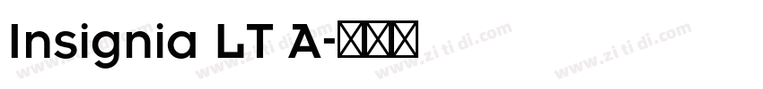 Insignia LT A字体转换